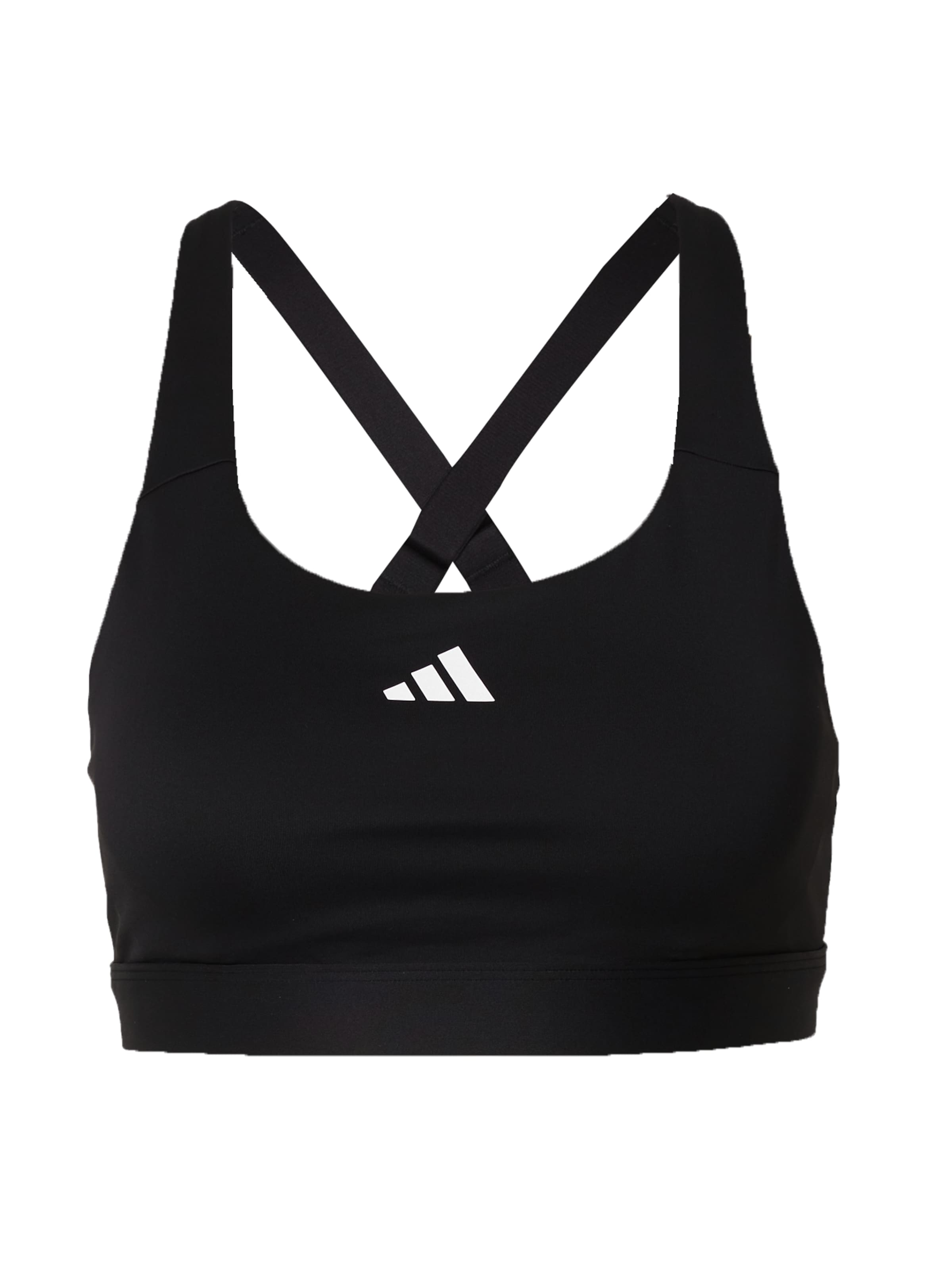 ADIDAS PERFORMANCE Korzet Športová podprsenka 'Tlrdreact' - Čierna: predná strana