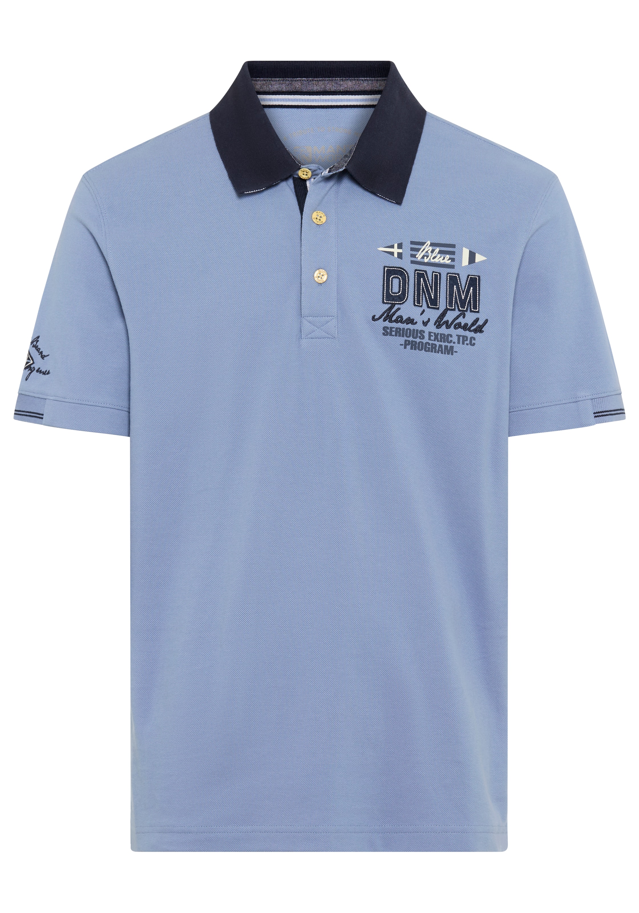 Man's World Shirt in Blue: front