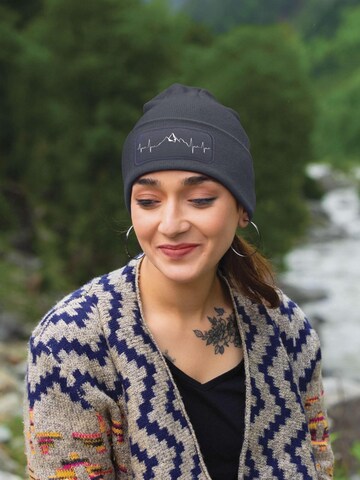 Youth Designz Beanie 'Heartbeat Mountain' in Grey