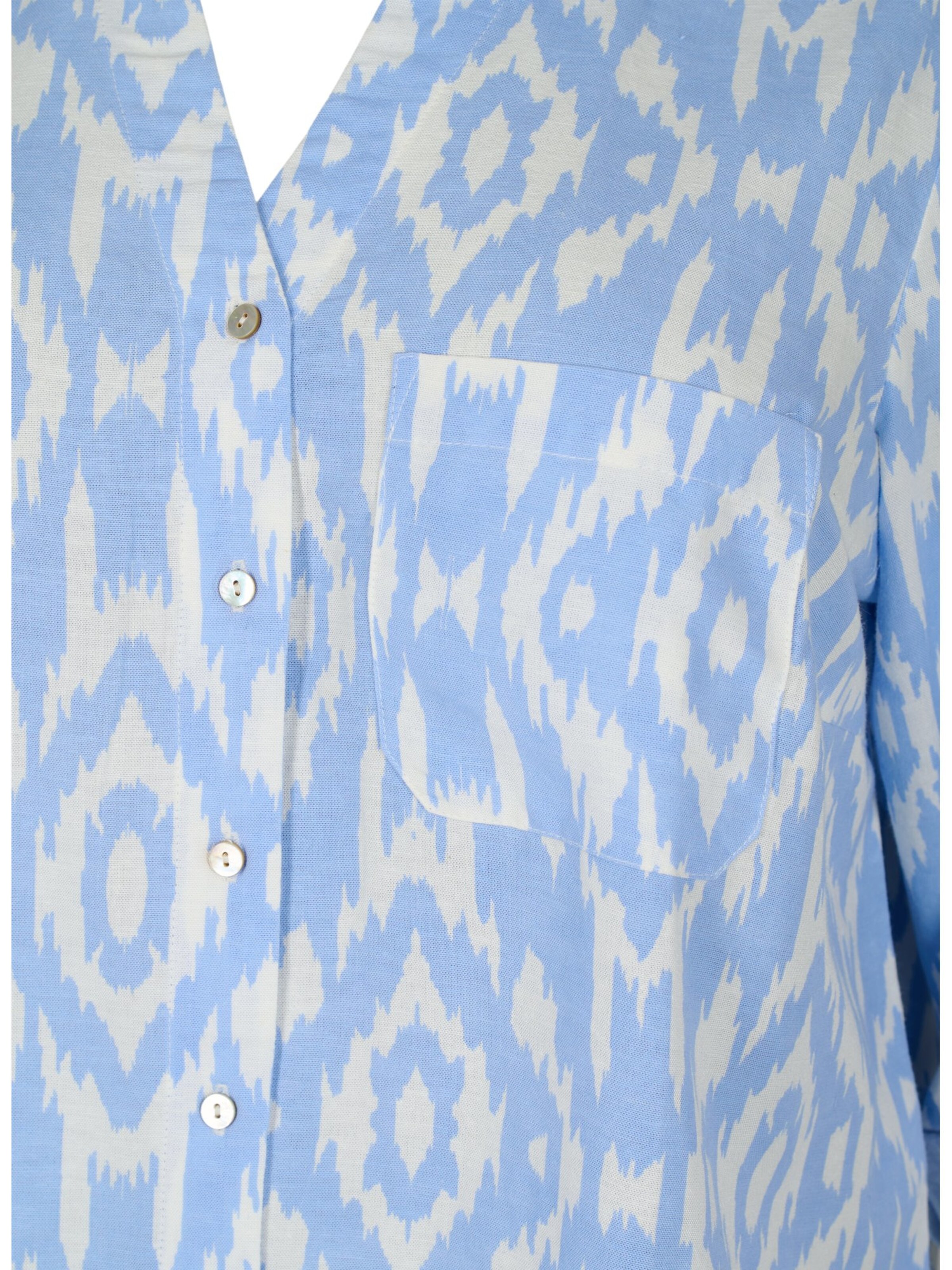 Zizzi Блуза 'Vellie' в синьо