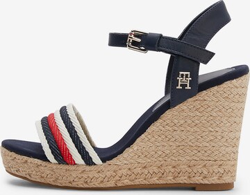 Sandales TOMMY HILFIGER en bleu : devant