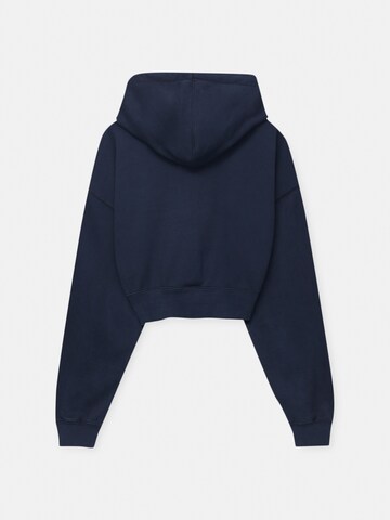 Pull&Bear Sweat jacket in Blue