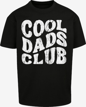 T-Shirt 'Cool Dads Club Vintage Vatertag' F4NT4STIC en noir : devant