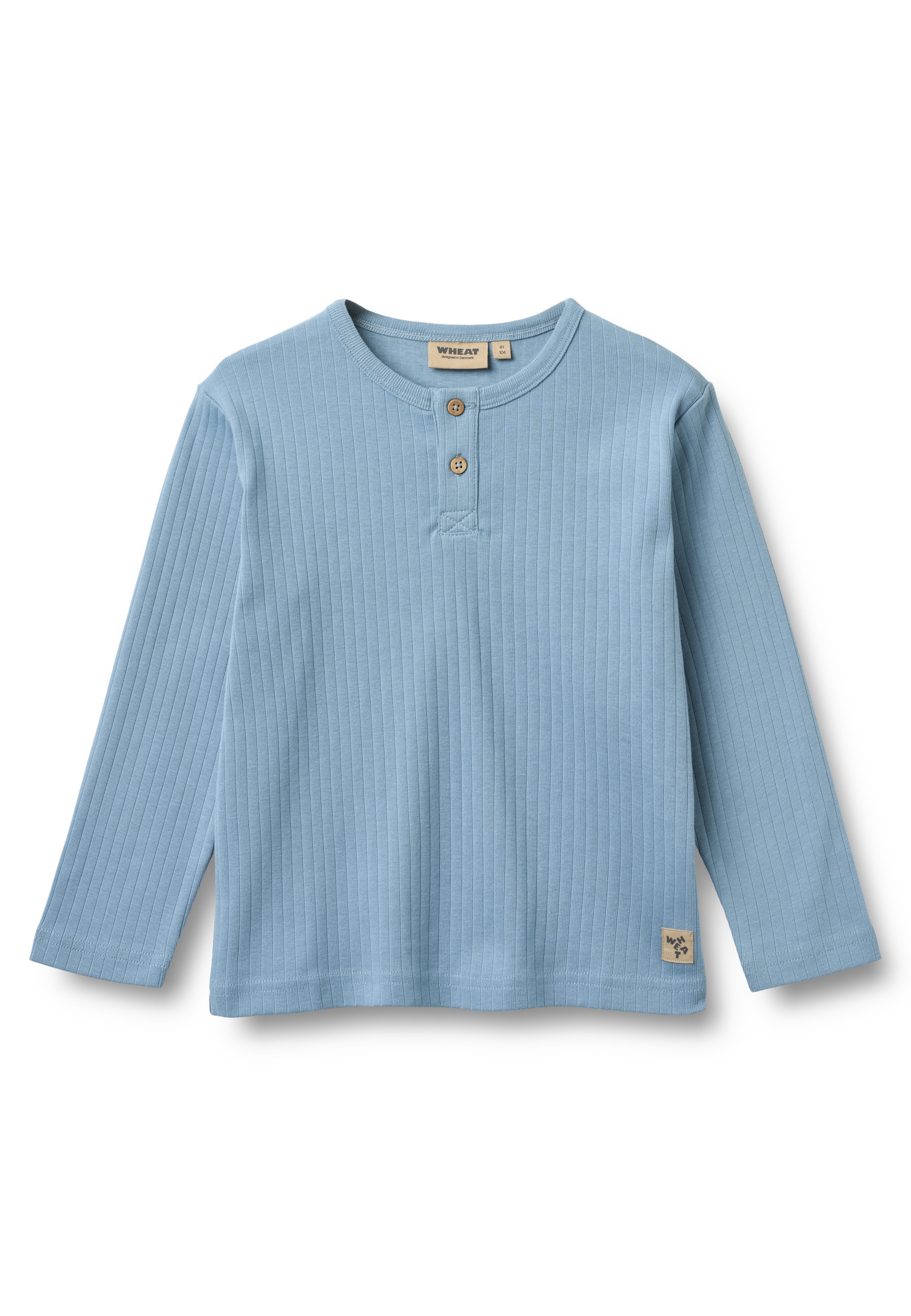 WHEAT Shirt 'Morris' in Blauw: voorkant