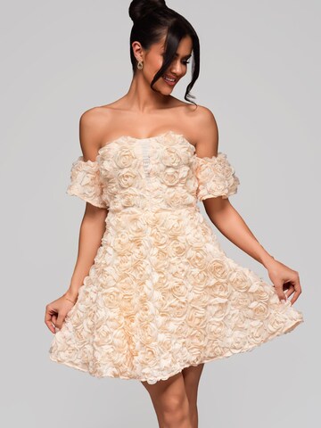 Ombre Abendkleid‌‌‌‌‌‌‌‌‌‌ in Orange: Vorderseite