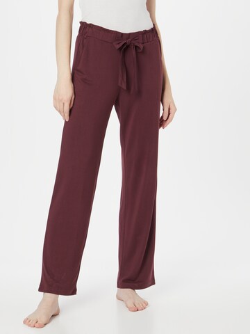 ESPRIT Pajama Pants 'EVERY DAY' in Red: front