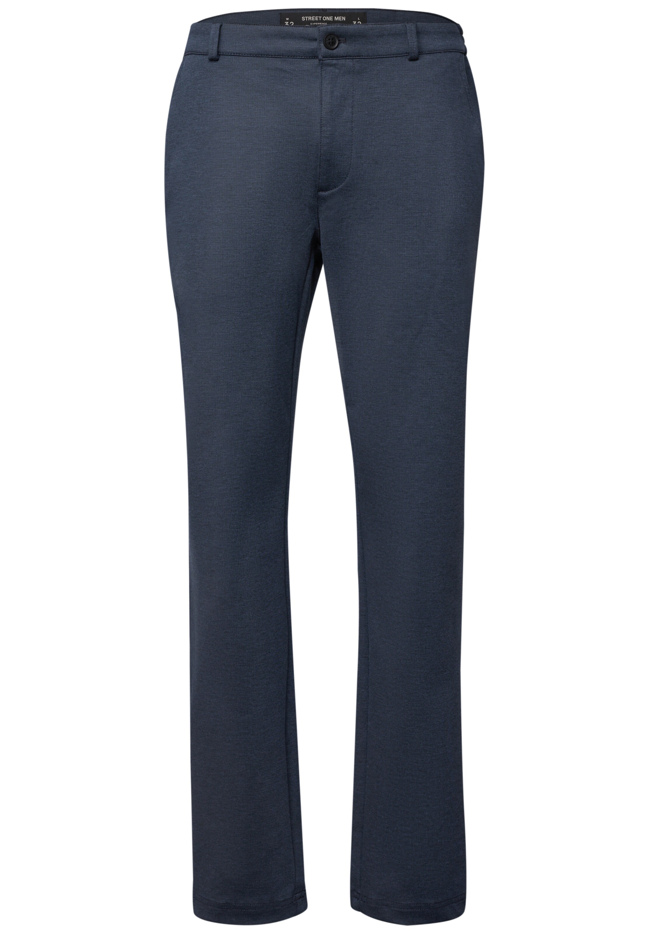 Street One MEN Regular Chino Pants in Blue: front