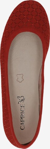 CAPRICE Ballet Flats in Red