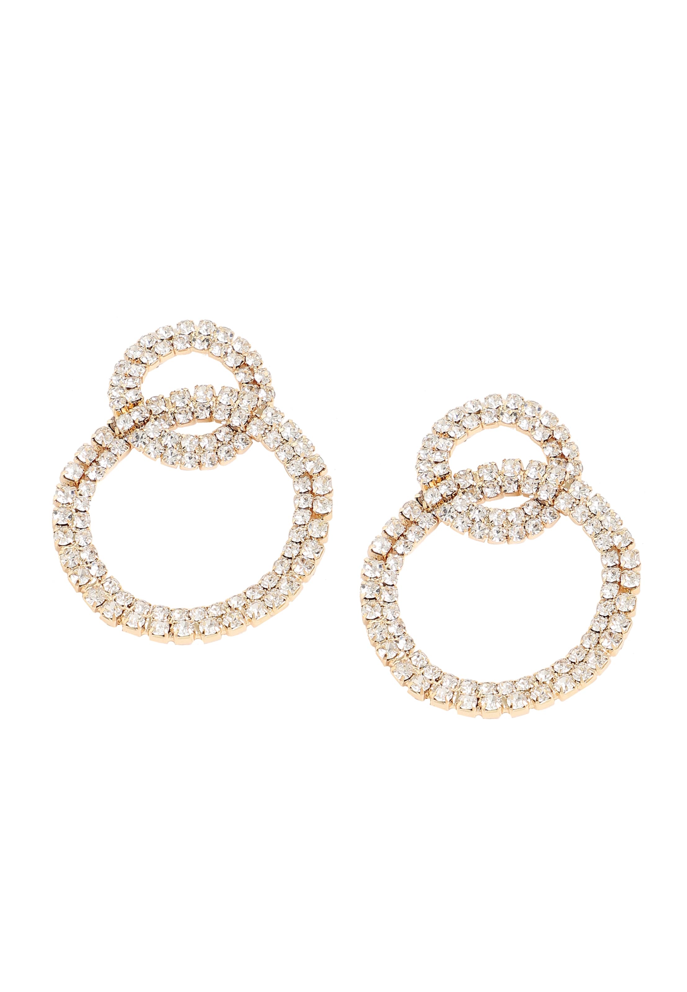 SOHI Σκουλαρίκια 'Jocelin' σε χρυσό: μπροστά