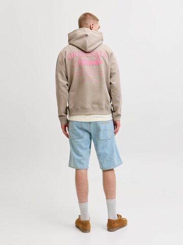 JACK & JONES Sweatshirt 'JORNorrebro' in Beige