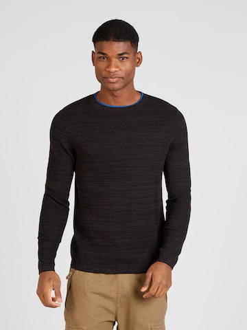 QS by s.Oliver Pullover in Schwarzmeliert | ABOUT YOU