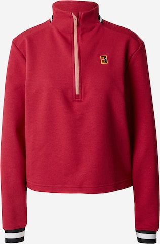 NIKE Sport sweatshirt 'Heritage' i röd: framsida