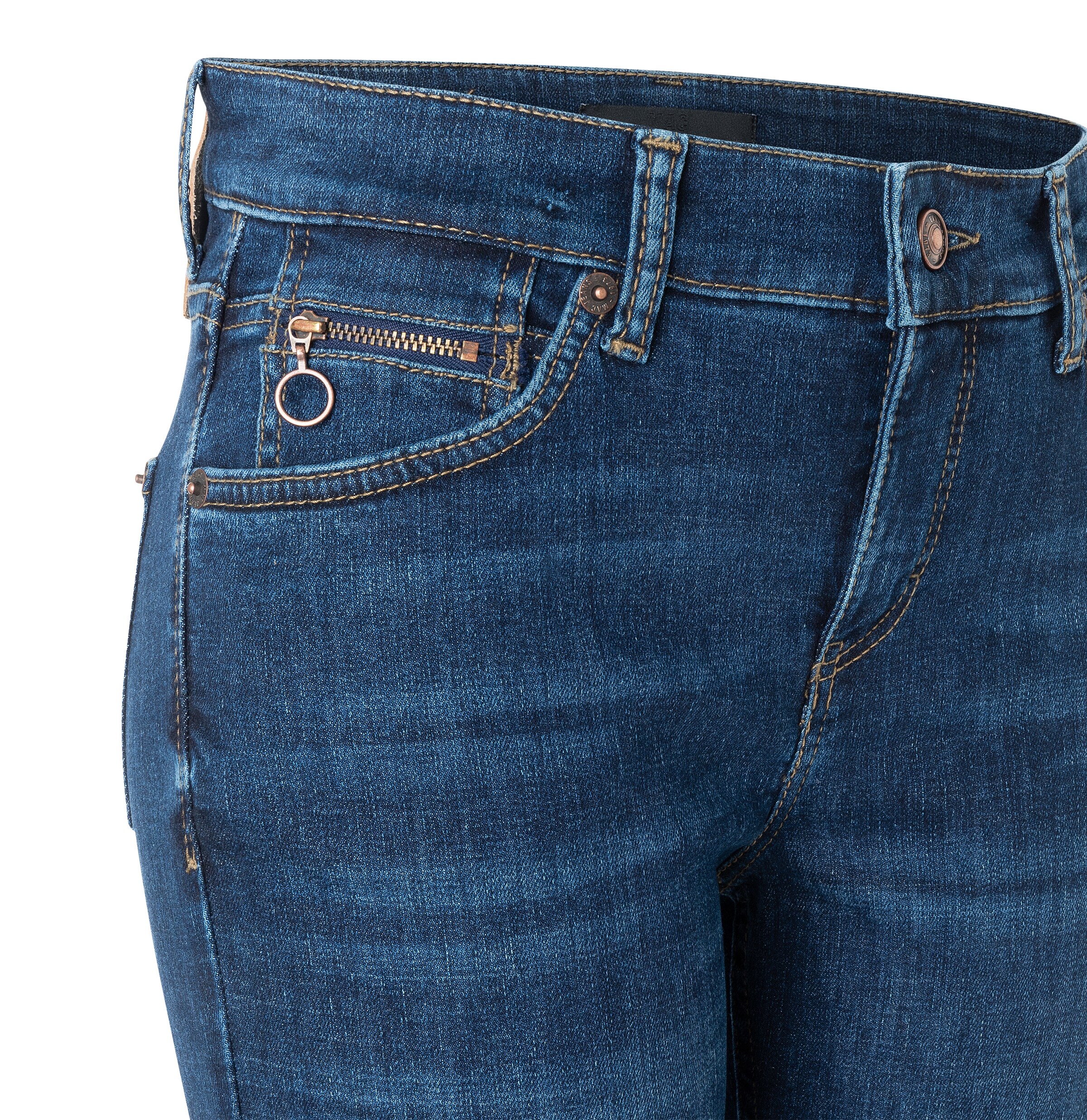 MAC Slimfit Jeans in Blau