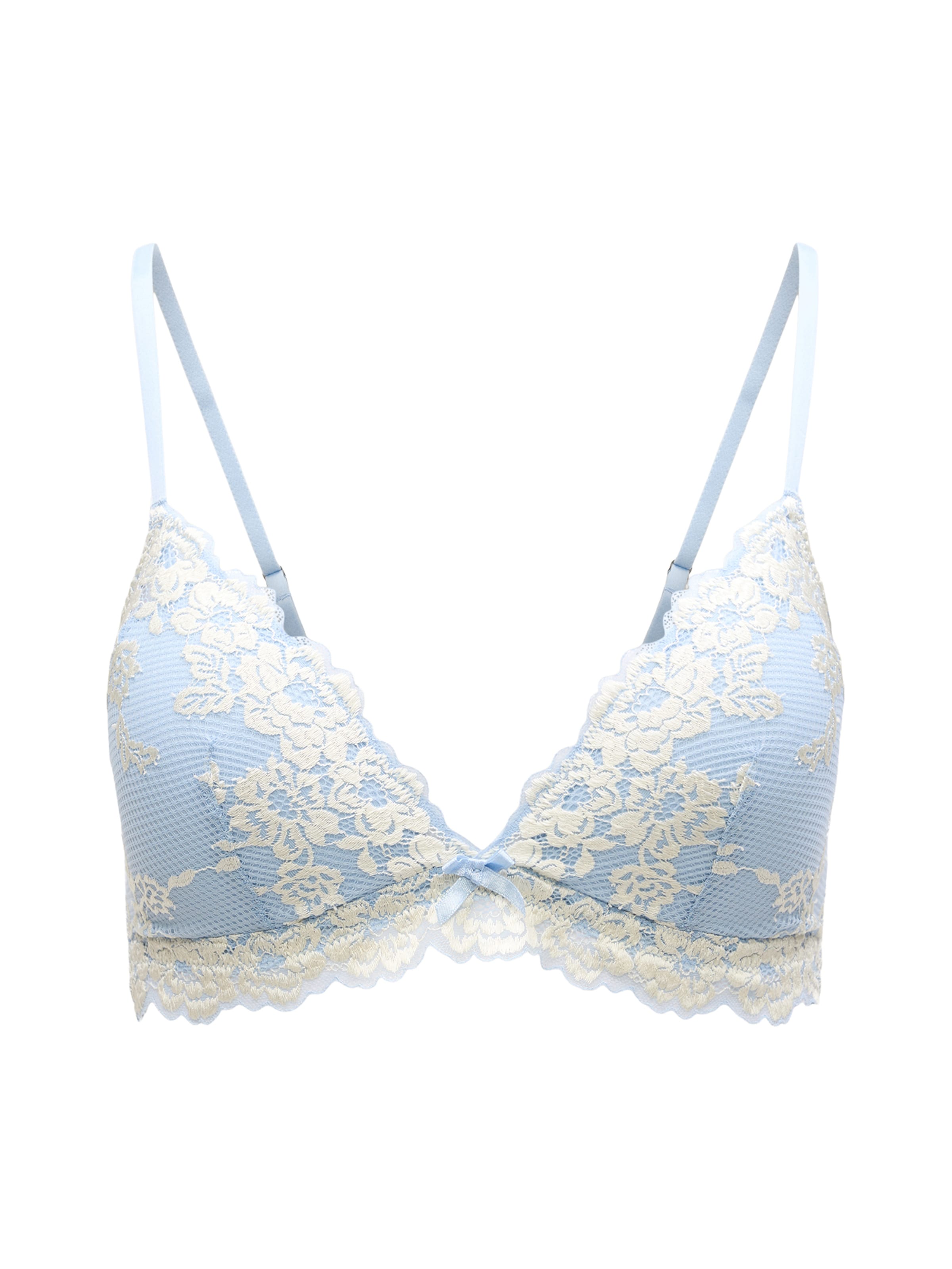 Lindex Bra 'Emma' in Blue: front