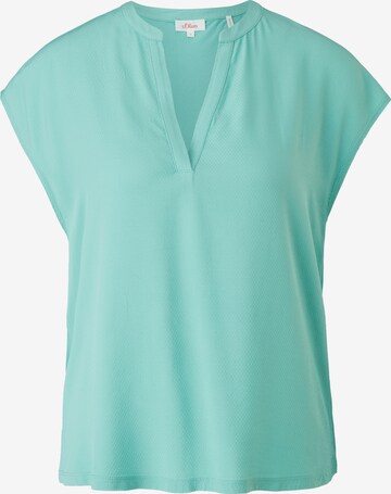 s.Oliver Shirt in Blauw: voorkant