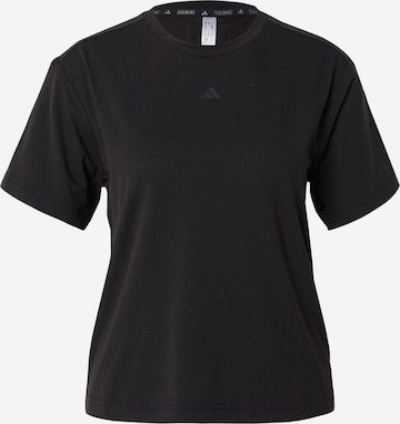 T-shirt fonctionnel 'POWER 3S' ADIDAS PERFORMANCE en noir : devant