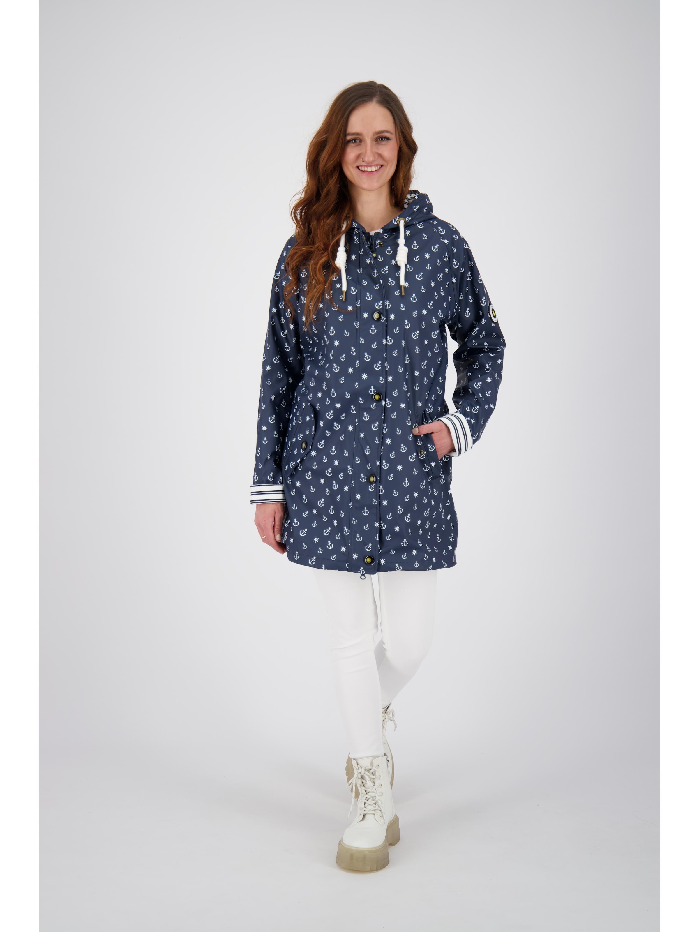 ankerglut Übergangsparka 'Friesennerz ANKERGLUTZAUBER'‌‌‌‌‌‌‌‌‌‌ in Blau