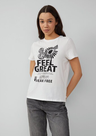 QS Shirt in Wit: voorkant