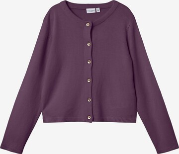NAME IT Knit Cardigan 'Valma' in Purple: front