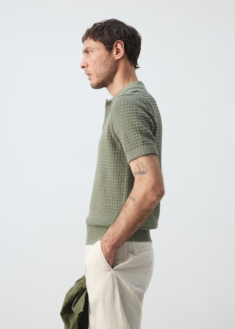 MANGO MAN Paita 'Samos' värissä vihreä