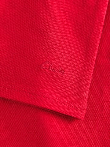 CLARKS T-shirt i röd