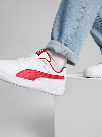 PUMA Σνίκερ χαμηλό 'Doublecourt' σε λευκό: μπροστά