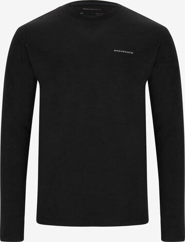 ENDURANCE Performance Shirt 'Peako' in Black: front