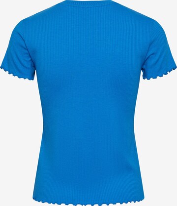 PIECES Majica 'NICCA' | modra barva