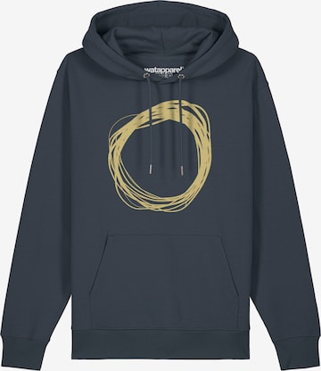 Watapparel Sweatshirt ' Kreis ' in Grau: Vorderseite