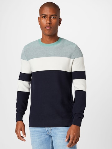 TOM TAILOR Sweater in Blue: front