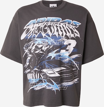 ADIDAS ORIGINALSMajica 'GRUNGE' - crna boja: prednji dio