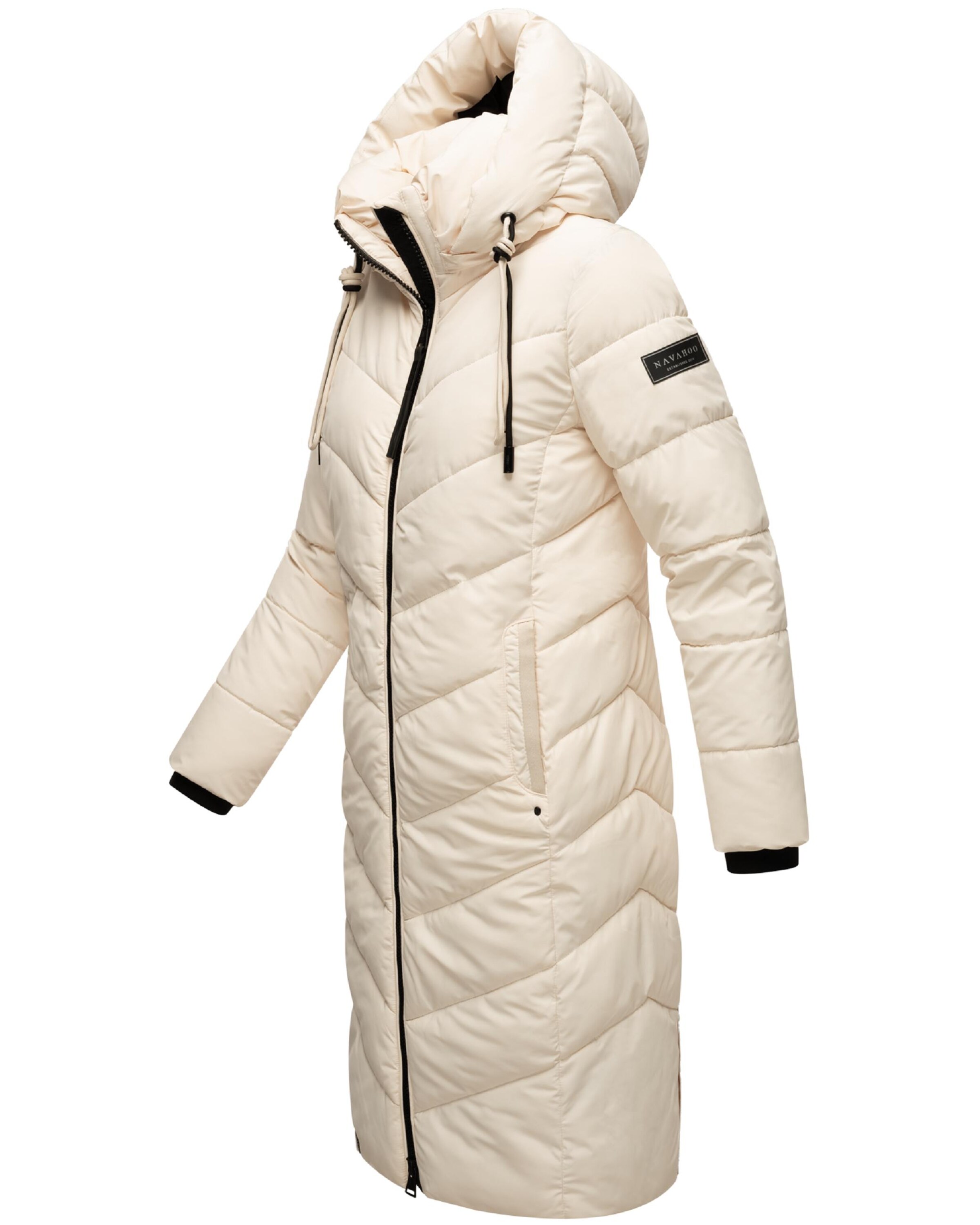NAVAHOO Winter coat 'Sahnekatzii XIV' in Beige