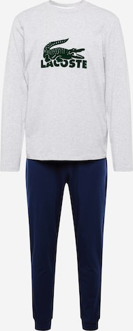 LACOSTE Long Pajamas in Grey: front