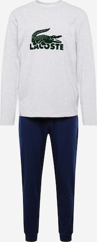 Pyjama long LACOSTE en gris : devant