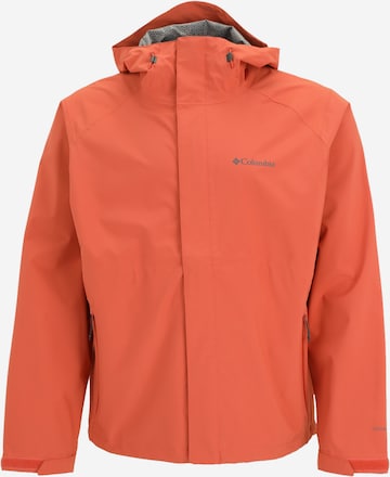 COLUMBIA Toiminnallinen takki 'Earth Explorer™ II Shell' värissä oranssi: etupuoli
