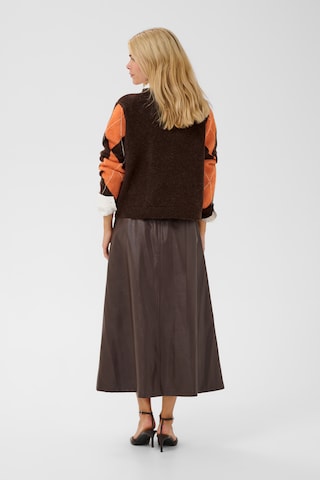 CULTURE - Jersey 'Argyle' en naranja