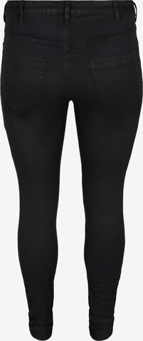 Zizzi Skinny Jeans 'Amy' in Zwart