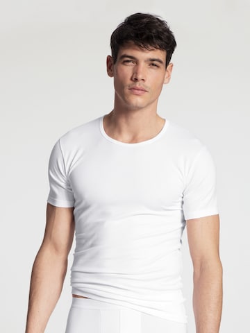 Tricou de la CALIDA pe alb: față