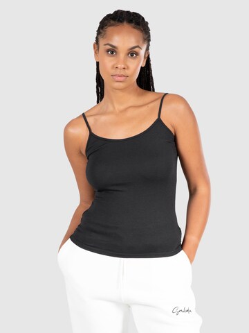 Smilodox Onderhemd 'Narry' in Zwart: voorkant