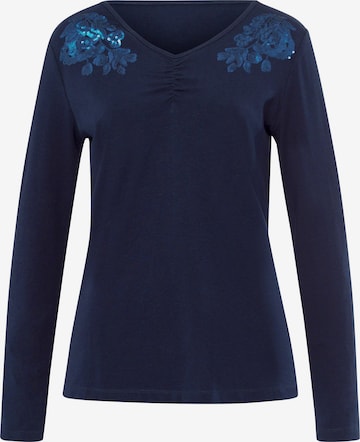 heine Shirt in Blauw: voorkant