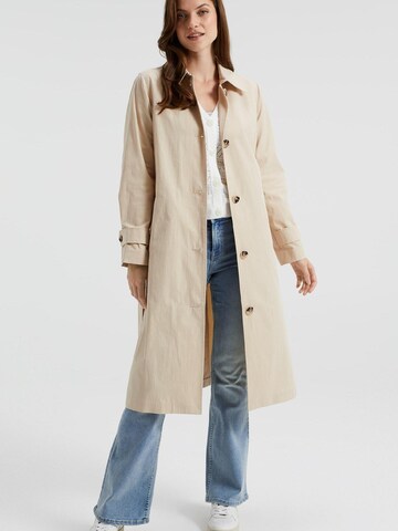 WE Fashion Between-Seasons Coat in Beige