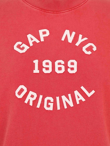 Gap Tall Sweatshirt in Rot