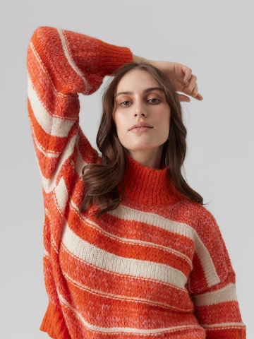 VERO MODA Sweater 'KAMMA' in Orange
