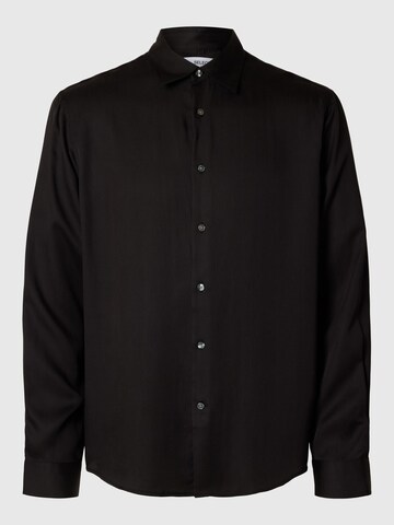 Coupe regular Chemise SELECTED en noir