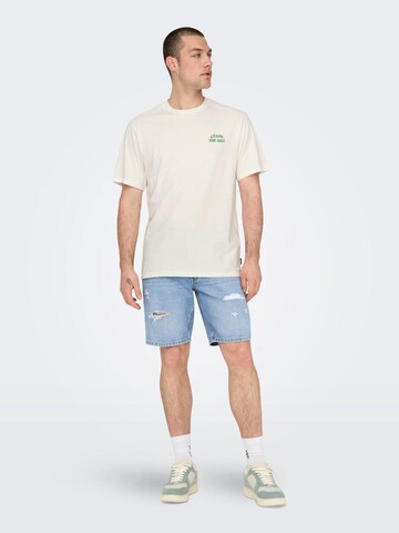 Only & Sons Shirt 'MACE' in Wit