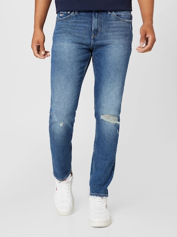 Tommy Jeans - regular Vaquero 'Scanton' en azul: frente