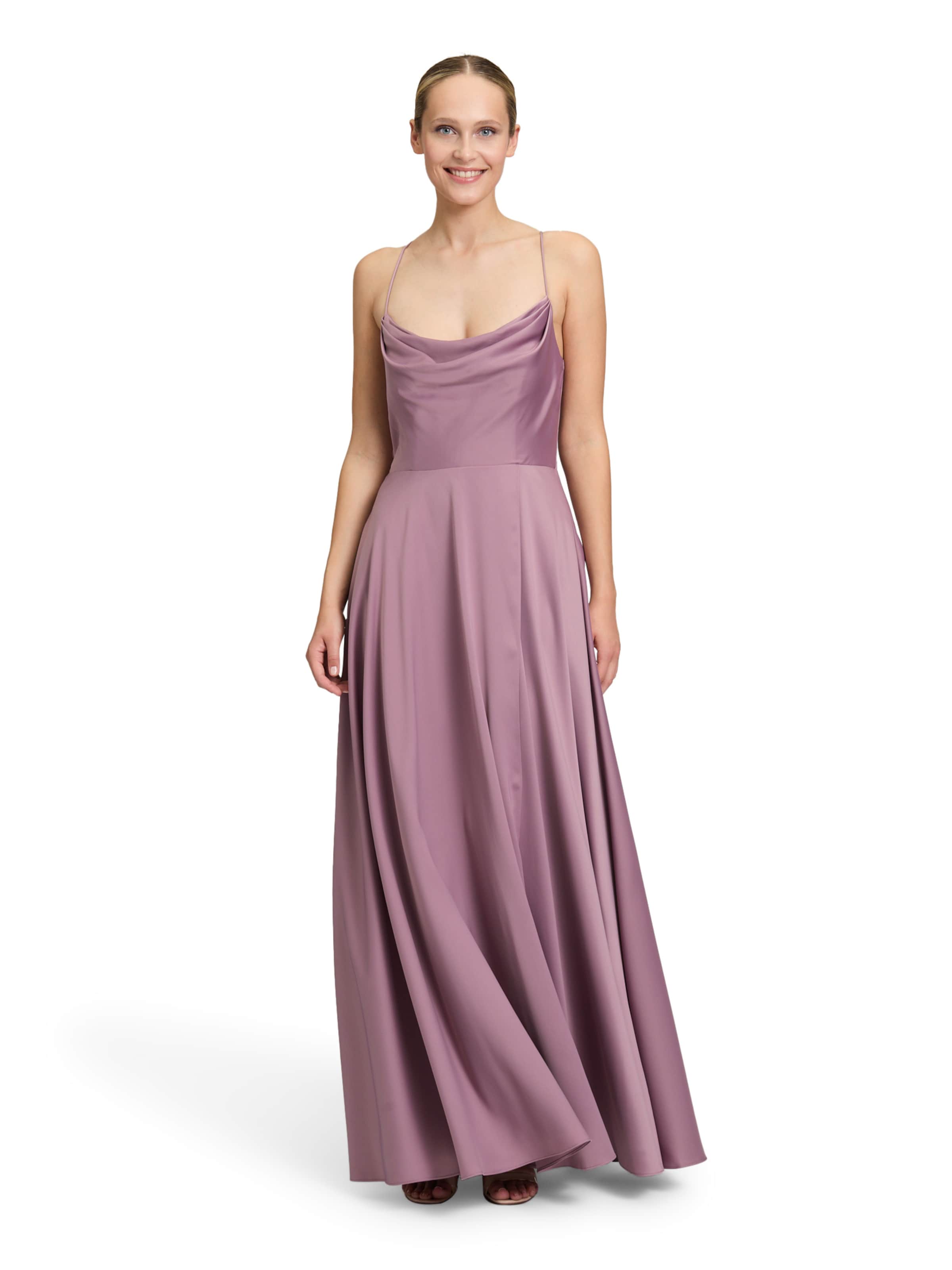 Robe de soirée Vera Mont en violet : devant