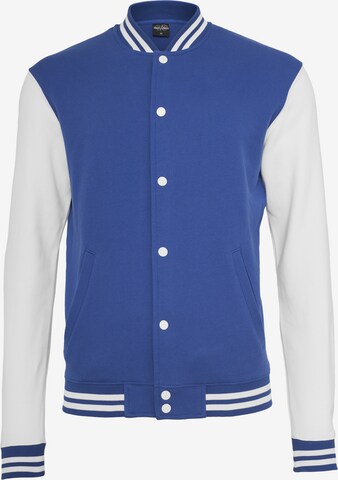 Urban Classics Between-Season Jacket in Blue: front