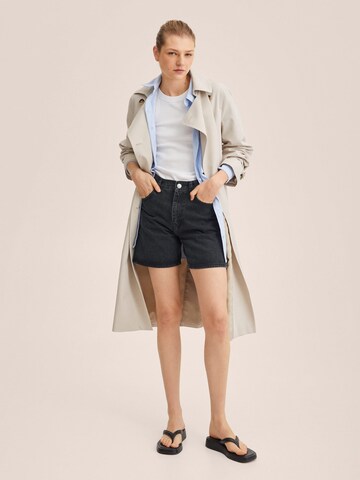 MANGO Regular Shorts 'ZAIDA' in Grau