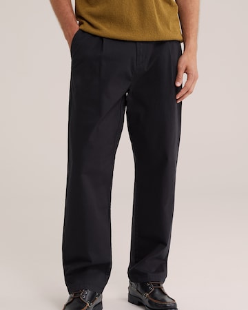 WE Fashion - Loosefit Pantalón plisado en negro